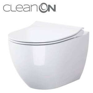 CERSANIT SET B246 závěsná mísa ZEN CLEAN ON včetně dur sedátka SLIM