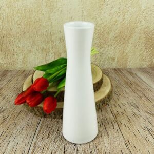 Bílá porcelánová váza Inka- 24,5 cm