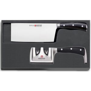 Wüsthof CLASSIC IKON Čínský kuchařský nůž + brousek 18 cm 9283