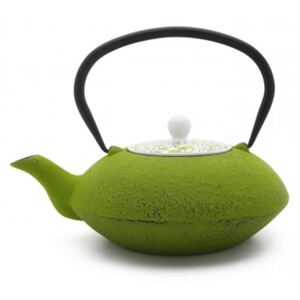 Bredemeijer Konvička na čaj s porcelánovým víkem Yantai 1,2l zelená