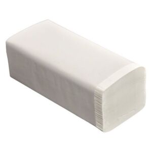 AllServices Papírové ručníky ZZ bílé, dvě vrstvy, 4000 ks