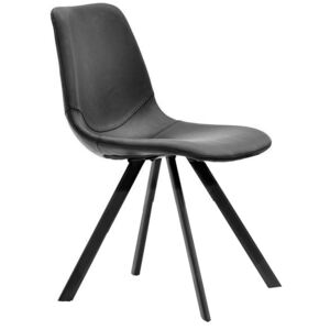 Design Project Černá čalouněná jídelní židle Byrne