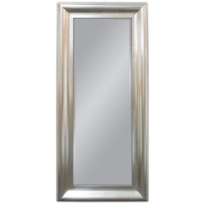 Design Project Stříbrné dřevěné zrcadlo Nellie 80x180 cm