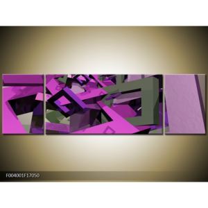 Moderní obraz - fialová šedá (F004001F17050)
