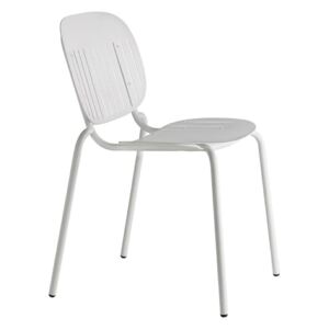 Židle SI-SI s pruhy bílá