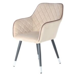 Židle Amino 625 béžová / hnědá