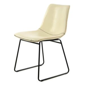 Židle Caila 110 Set 2 ks bílá / krémová / krémová