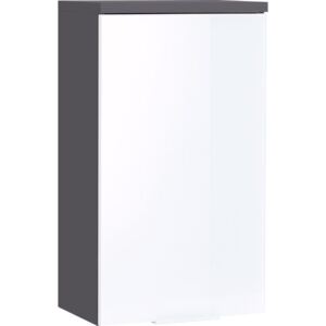 Grafitově šedo bílá závěsná koupelnová skříňka Germania Pescara 27502-569 69 x 39 cm