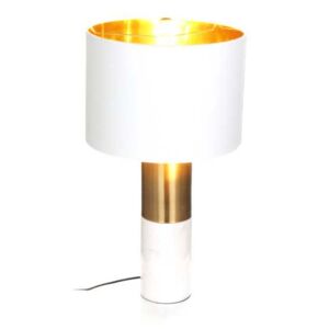 Stolní lampa Orbit 125 Bílá / Bronzová / Bílá