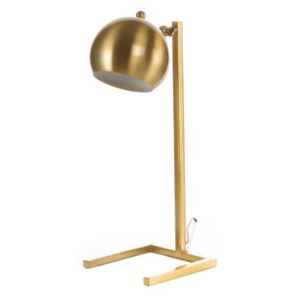 Stolní lampa Bruna 125 Zlatá (Kovová stolní lampa)