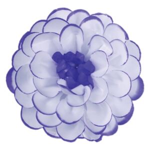 Nohelgarden Květ JIŘINA umělý bílo fialový 8cm