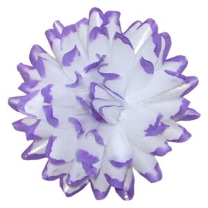 Nohelgarden Květ voskový JIŘINA DEKOR bílo fialový 13cm