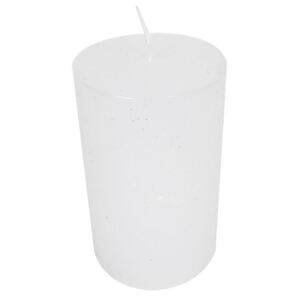 Bílá nevonná svíčka S válec - Ø 5*8cm
