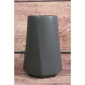 Keramická váza - šedá (v. 19 cm) velikost