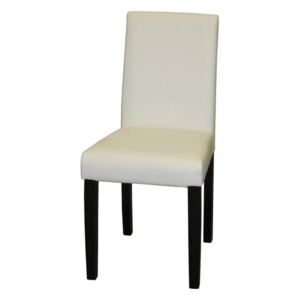 Idea Nábytek Židle PRIMA bílá/hnědá 3036