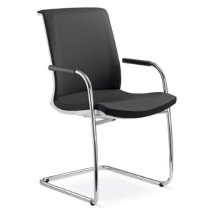 LD SEATING Konferenční židle LYRA NET 214-KZ-N4, kostra chrom