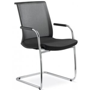 LD SEATING Konferenční židle LYRA NET 203-KZ-N2, kostra šedá