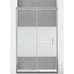 Sprchové dveře MEXEN Apia 125 cm stříbrné