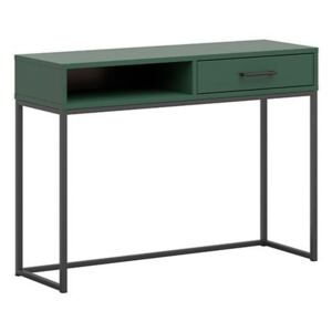 TUMBLEN psací stůl TOL1S, zelená/černý kovový rám