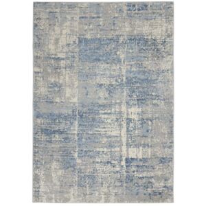 Koberec SOLACE 2 IVORY/GREY/BLUE - 160x220 cm