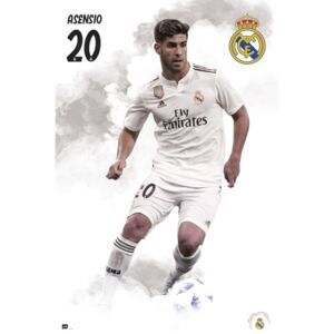Plakát, Obraz - Real Madrid 2018/2019 - Asensio, (61 x 91,5 cm)