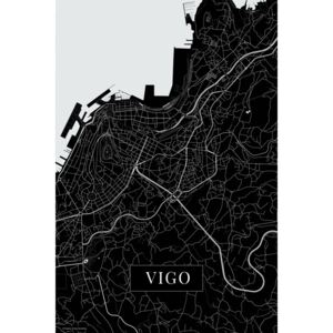 Mapa Vigo black