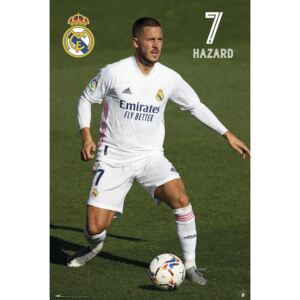 Plakát, Obraz - Real Madrid - Hazard 2020/2021, (61 x 91,5 cm)
