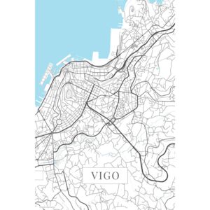 Mapa Vigo white