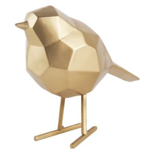 PRESENT TIME 2 ks Malá designová zlatá soška Statue Bird, Vemzu