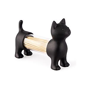 Stojánek na párátka / slánka / pepřenka BALVI Cat | černý