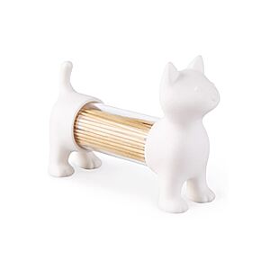 Stojánek na párátka / slánka / pepřenka BALVI Cat | bílý