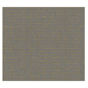 A.S. Création 36395-2 tapety na zeď DIMEX 2020 | 0,53 x 10,05 m | metalická, černá, zlatá vliesová tapeta na stěnu 363952