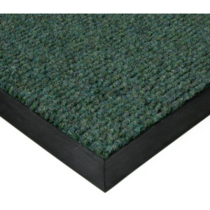 FLOMAT Zelená textilní zátěžová čistící rohož Catrine - 50 x 80 x 1,35 cm