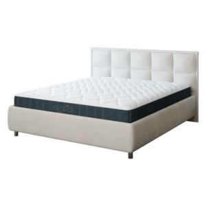 Ormatek Čalouněná postel KARME 180x200 v barvě bílá VARIANTA: BASIC
