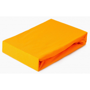 BT Dominik Prostěradlo JERSEY 200x220 oranžové, Barva Oranžová, Rozměry (cm) 200 x 220