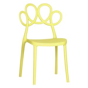 Židle Loopy žlutá
