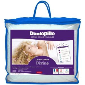 Dunlopillo teplá přikrývka, 200x200 cm, bílá