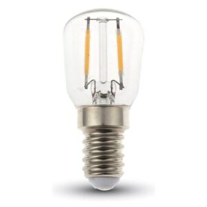 Retro LED žárovka E14 2W 180lm, denní, filament, ekvivalent 25W