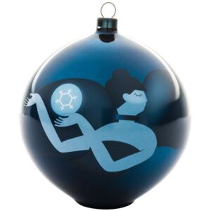 Alessi designové vánoční ozdoby Blue Christmas 6