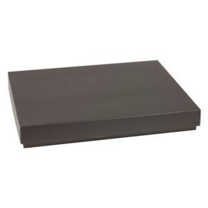 Dárková krabice s víkem 400x300x50/40 mm, černá