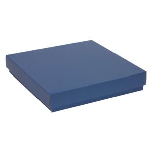 Dárková krabice s víkem 300x300x50/40 mm, modrá