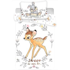 Jerry fabrics Disney povlečení do postýlky Bambi sweet baby 100x135 + 40x60 cm