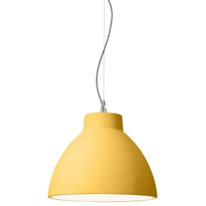 Wever Ducré Bishop 6.0, světležluté závěsné svítidlo s šedým kabelem, 1x25W E27, prům. 60cm