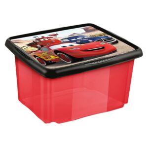 Keeeper Box na hračky Cars 45 l - červený