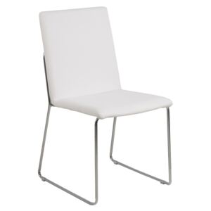 SCANDI Bílá jídelní židle Olivie