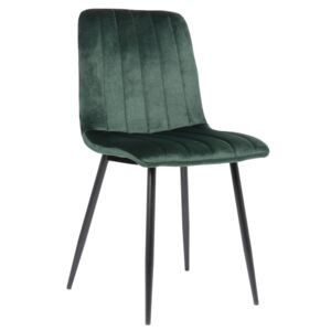 BHM Germany Jídelní židle Dijon, samet, zelená zelená
