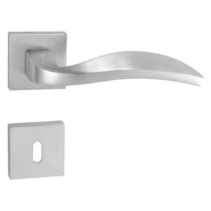 Dveřní kování MP Diana HR (OCS) - BB klika-klika otvor pro obyčejný klíč/OCS (chrom broušený)