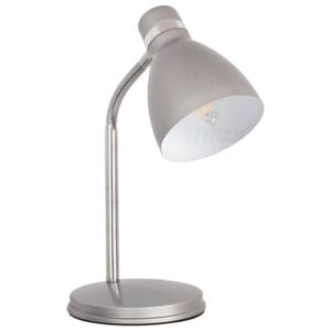 Kancelářská stolní lampa ZARA, 1xE14, 40W, stříbrná