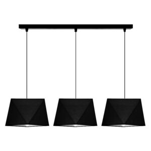 Moderní závěsné osvětlení DIJAMO, 3xE27, 60W, černé