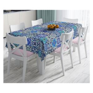 Ubrus Minimalist Tablecloths Bohemian Retro Mandala Blue 120x140 cm